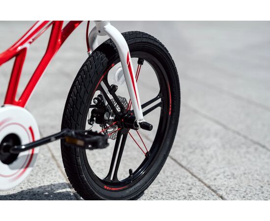 Детский велосипед Lenjoy Pilot 18 (красный/белый), Цвет: красный, изображение 7