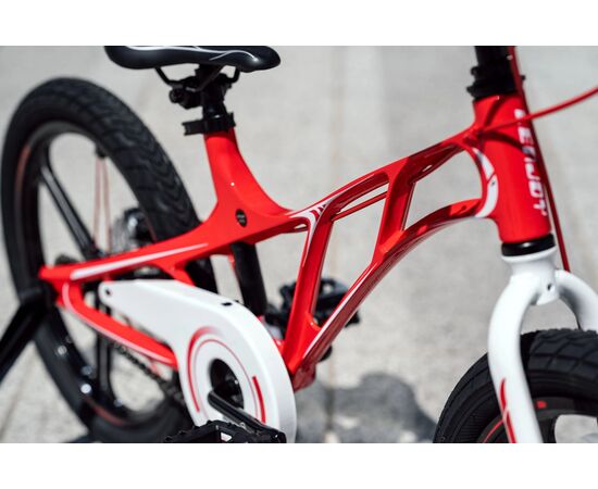 Детский велосипед Lenjoy Pilot 18 (красный/белый), Цвет: красный, изображение 2