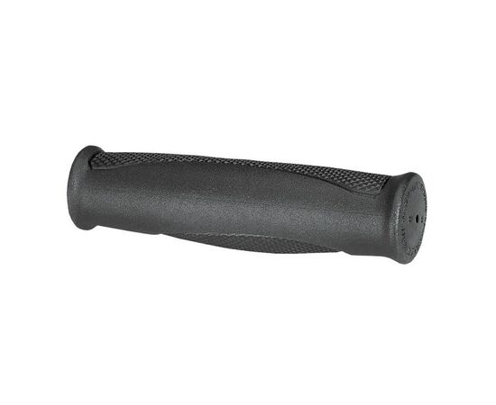 Ручки руля резиновые Progrip 38245 гладкие с бортиками 110 мм (чёрные)