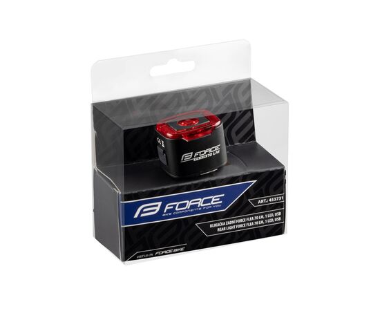 Свет задний Force FLEA 70 LM 1 LED USB 453731, изображение 4 Свет задний Force FLEA 70 LM 1 LED USB 453731, изображение 4