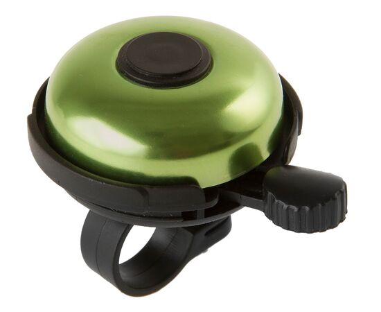 Звонок для велосипеда M-Wave 5-420152 D=53мм (черно-зелёный), Цвет: зелёный