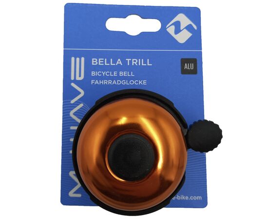 Звонок для велосипеда M-Wave 5-420152 D=53мм (черно-оранжевый), Цвет: оранжевый, изображение 2