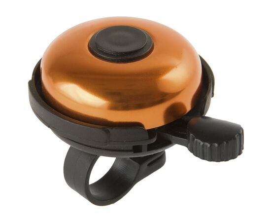 Звонок для велосипеда M-Wave 5-420152 D=53мм (черно-оранжевый), Цвет: оранжевый