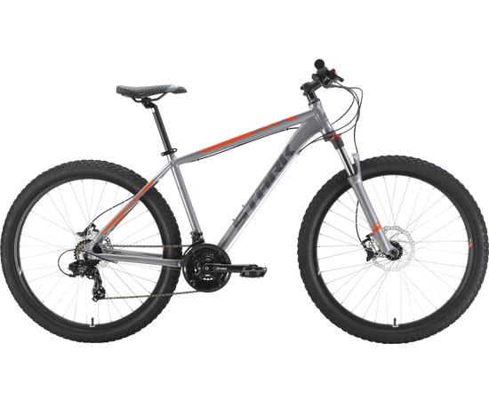 Велосипед Stark Hunter 27.2+ HD (серый/оранжевый)