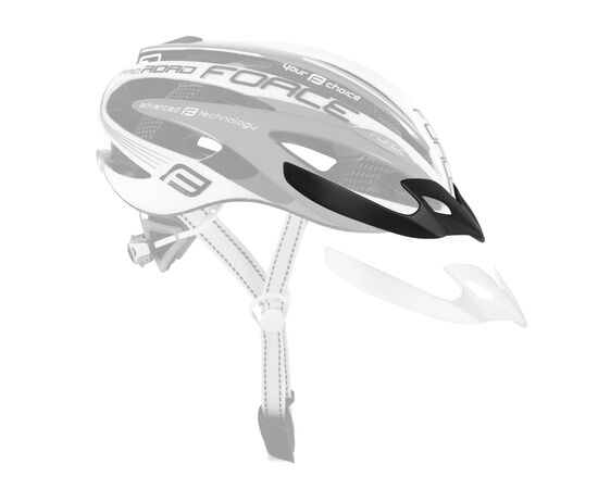 Шлем Force ROAD Junior (черно-бело-серый), изображение 5