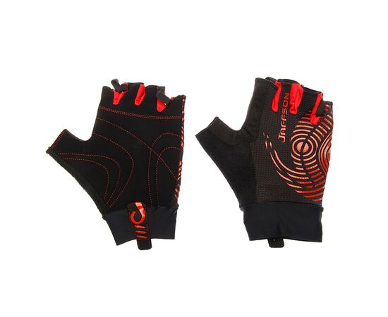 Перчатки JAFFSON SCG 46-0336 (чёрный/красный), Цвет: красный, Размер: M