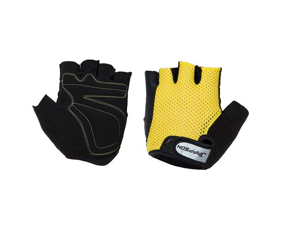 Перчатки JAFFSON SCG 46-0398 (чёрный/жёлтый), Цвет: жёлтый, Размер: S