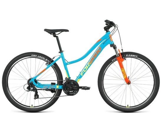Велосипед Forward JADE 27.5 1.0 (бирюзовый/желтый), Цвет: бирюзовый, Размер рамы: 16,5"