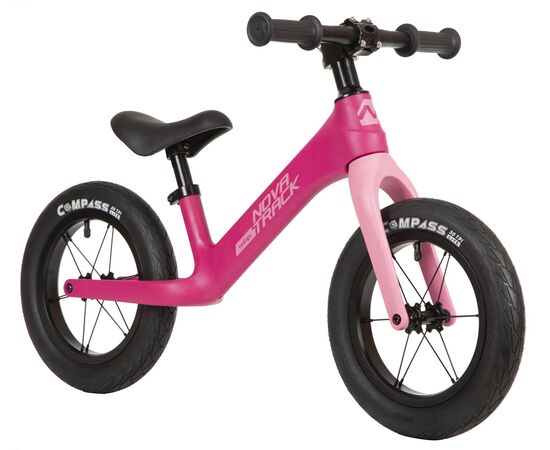 Беговел Novatrack 12" Indigo (пурпурный), Цвет: розовый, изображение 2