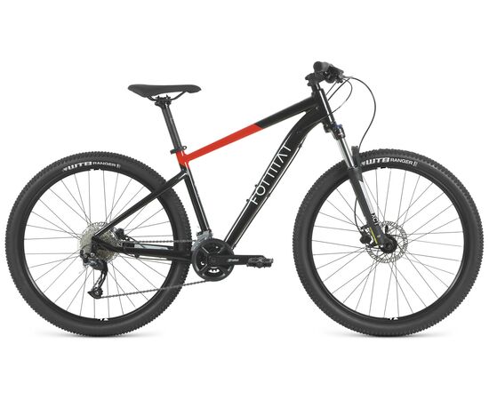 Велосипед FORMAT 1413 29 (2023, черный/красный), Цвет: черный, Размер рамы: M