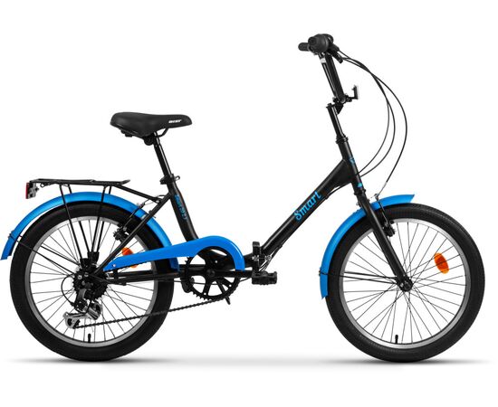 Велосипед Aist Smart 20 2.1 20 (чёрный/синий)
