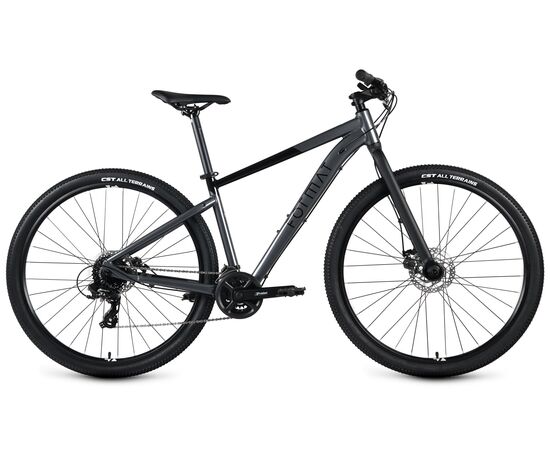 Велосипед FORMAT 1432 29 (2023, черный-мат/темно-серый-мат), Цвет: черный, Размер рамы: M