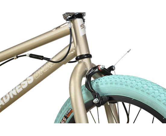 Велосипед Stark'23 Madness BMX 3 (песочный/белый/голубой), Цвет: бежевый, изображение 4