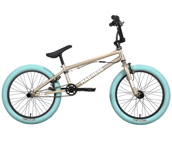 Велосипед Stark'23 Madness BMX 3 (песочный/белый/голубой), Цвет: бежевый