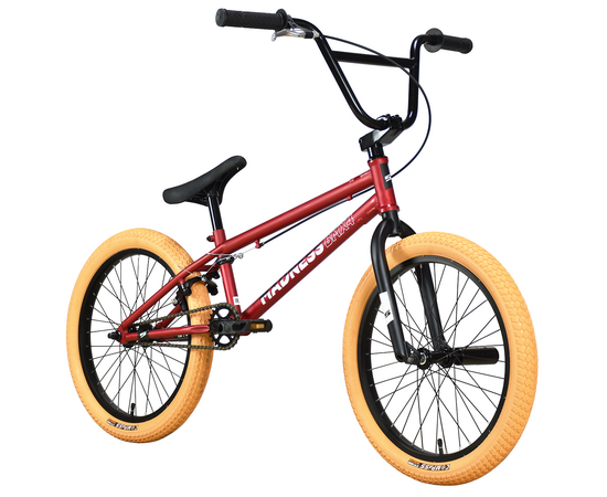 Велосипед Stark'23 Madness BMX 4 (красный/черный/кремовый), изображение 2 Велосипед Stark'23 Madness BMX 4 (красный/черный/кремовый), изображение 2