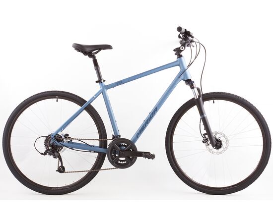 Велосипед Merida Crossway 50 (матовый стальной синий), Цвет: голубой, Размер рамы: XL