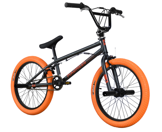 Велосипед Stark'23 Madness BMX 2 (серый/оранжевый/оранжевый), Цвет: черный, изображение 2