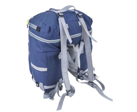 Велорюкзак на багажник (велоштаны) Course 30-50 литров (синий), Цвет: синий, изображение 3