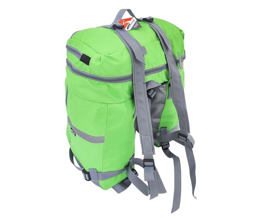 Велорюкзак на багажник (велоштаны) Course 30-50 литров (зелёный), Цвет: зелёный, изображение 3