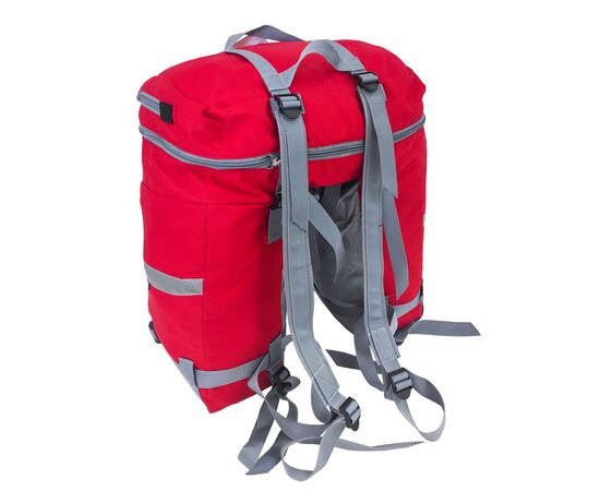 Велорюкзак на багажник (велоштаны) Course 30-50 литров (красный), Цвет: красный, изображение 3