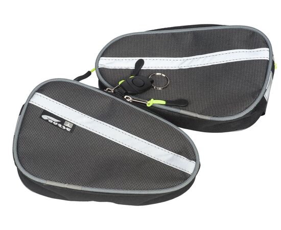 Велосумка на раму Course Твин (серый), Цвет: черный, изображение 4