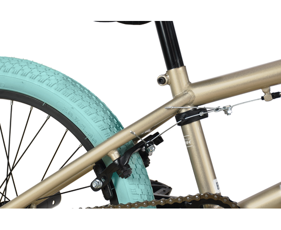 Велосипед Stark'23 Madness BMX 3 (песочный/белый/голубой), Цвет: бежевый, изображение 3