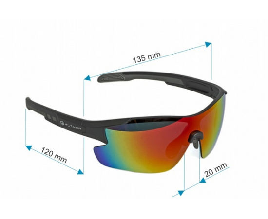 Очки солнцезащитные AUTHOR Vision LX 8-9201102 (тёмно-серые), Цвет: серый, изображение 4