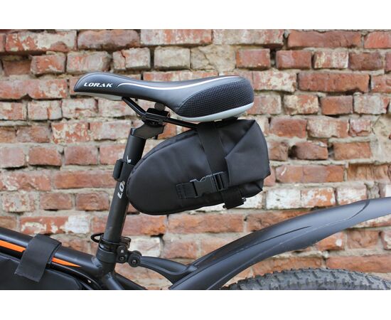 Велосумка PROTECT 555-534 под седло (черный), изображение 6