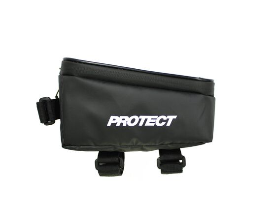 Велосумка PROTECT 555-538 на раму с отделением для смартфона (черный), изображение 2 Велосумка PROTECT 555-538 на раму с отделением для смартфона (черный), изображение 2