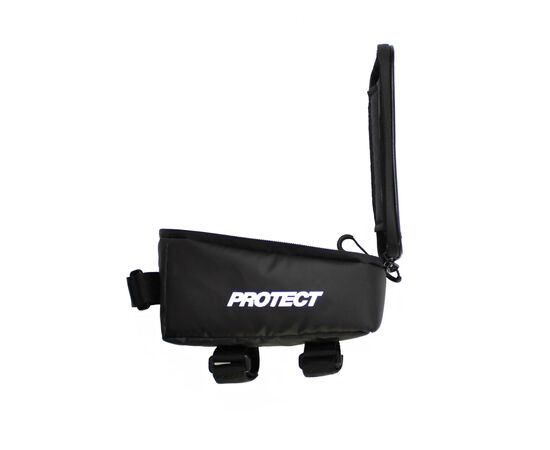 Велосумка PROTECT 555-538 на раму с отделением для смартфона (черный), изображение 4 Велосумка PROTECT 555-538 на раму с отделением для смартфона (черный), изображение 4