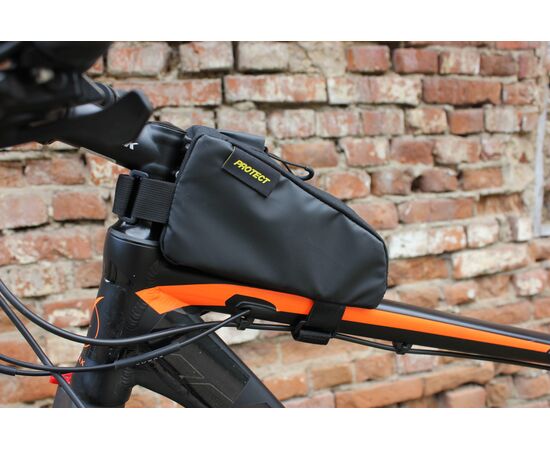 Велосумка PROTECT Feedbag 555-674 на раму (серия Bikepacking, черный), изображение 3