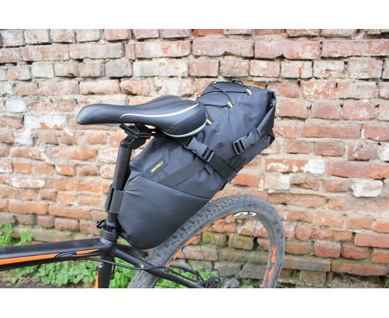 Велосумка PROTECT 555-677 под седло (серия Bikepacking, черный), изображение 3