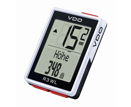 Велокомпьютер беспроводной VDO R3 WL VTS 4-64030 (белый), изображение 3