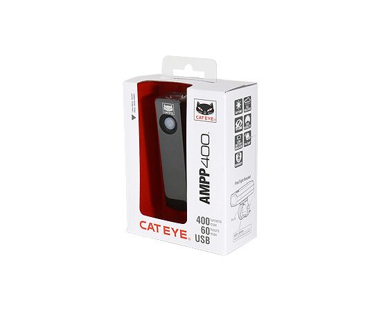 Фара передняя CAT EYE HL-EL084RC AMPP400 LED 8-12002081 (черный), изображение 2
