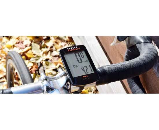 Велокомпьютер беспроводной CAT EYE Padrone+ 8-13110053 (черный), изображение 2 Велокомпьютер беспроводной CAT EYE Padrone+ 8-13110053 (черный), изображение 2