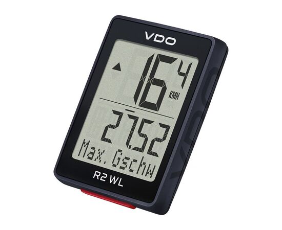 Велокомпьютер беспроводной VDO R2 WL 4-64025 (черный), изображение 2