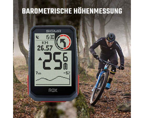 Велокомпьютер SIGMA ROX 4.0 HR Set (чёрный) с датчиком пульса, изображение 6