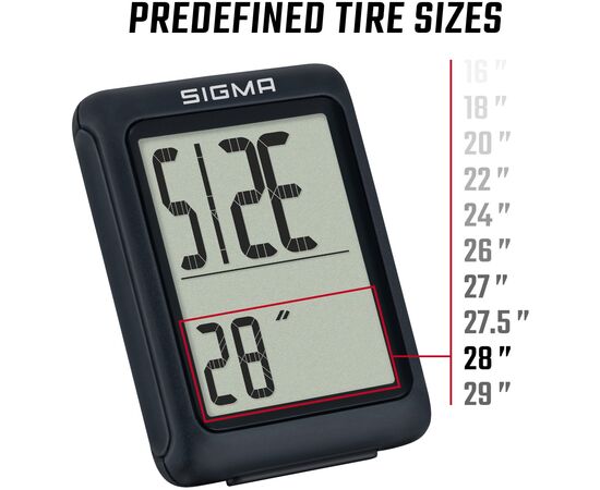 Велокомпьютер беспроводной SIGMA BC 5.0 WL ATS (чёрный), изображение 8