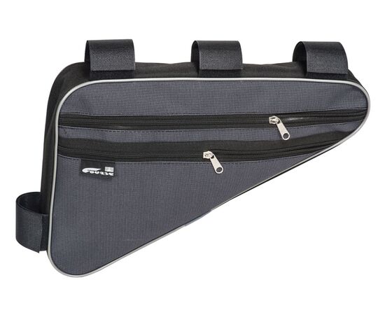 Велосумка Course подрамная большая (чёрный), Цвет: серый, изображение 2