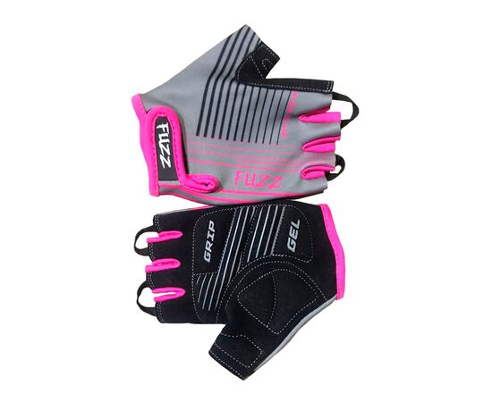 Перчатки детские FUZZ RACE LINE (серо-неоновый розовый), Цвет: Розовый, Размер: 4/S (2-4 года)