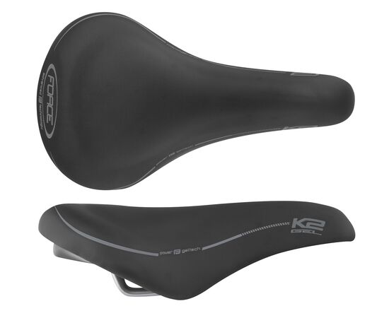 Седло Force K2 GEL 20008 (чёрный), изображение 2