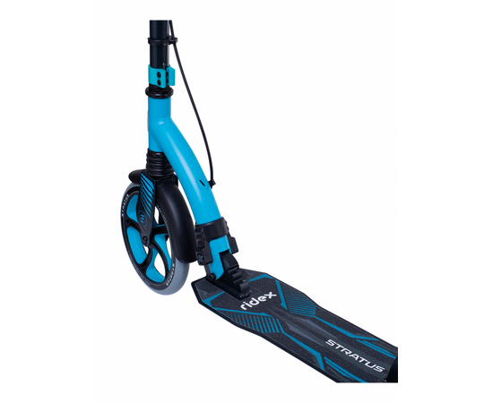Самокат Ridex Stratus 230/200 мм (c ручным тормозом, синий), Цвет: синий, изображение 4