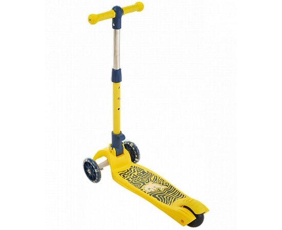 Самокат 3-х колесный Ridex Wave 120/90 мм (жёлтый/серый), Цвет: жёлтый, изображение 2