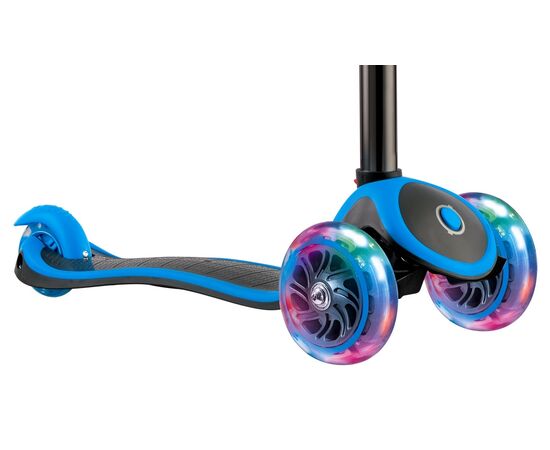 Самокат Globber Primo Plus Titanium 442-130 (неоновый-голубой), изображение 2 Самокат Globber Primo Plus Titanium 442-130 (неоновый-голубой), изображение 2