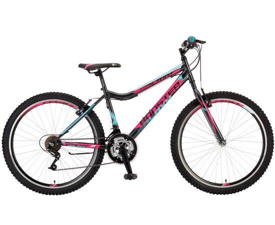 Велосипед Booster Galaxy (серый/розовый), Цвет: серый