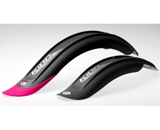 Щитки для велосипеда SIMPLA KIDO SDS 16" (чёрный/розовый), Цвет: розовый