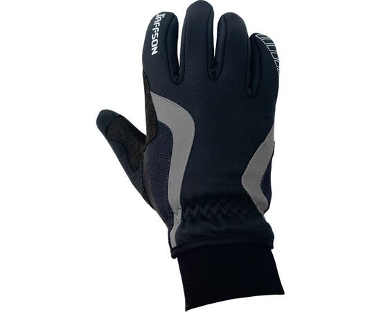 Перчатки JAFFSON WCG 43-0476 (чёрный/серый), Цвет: Серый, Размер: M