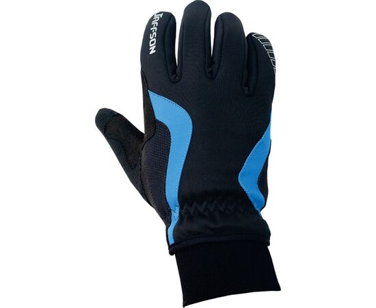 Перчатки JAFFSON WCG 43-0476 (чёрный/синий), Цвет: Синий, Размер: M