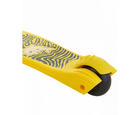 Самокат 3-х колесный Ridex Wave 120/90 мм (жёлтый/серый), Цвет: жёлтый, изображение 5