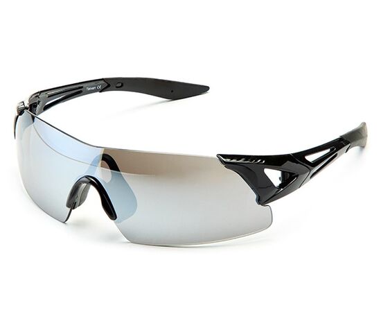 Очки солнцезащитные 2K S-18035-U (чёрный глянец / дымчатые зеркальные), Цвет: черный